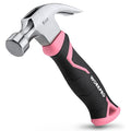 WORKPRO 8 oz Claw Hammer, Pink Hammer with Fiberglass Handle, Pink Ribbon - color: Pink Ribbon, size: 8 oz