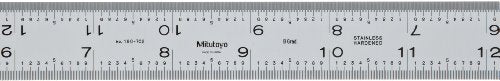 Mitutoyo 180-405U, 150mm (1mm, 0.5mm, 1mm, 0.5mm), Steel Blade for Combination Square
