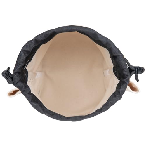 Klein Tools 5416TC Tool Bag, Top Closing Bolt Bag with 3-Inch Drawstring, Load Rated with Tunnel Connect, 5 x 10 x 9-Inch - size: Standard