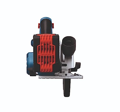 BOSCH GKS18V-22B25 18V Brushless Blade-Right 6-1/2 In. Circular Saw Kit with (2) CORE18V 4 Ah Advanced Power Batteries - style: Blade-Right w/ Battery Kit