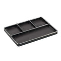 Universal CNC Aluminium RC Magnetic Screw Tray Magnetic Parts Tray Magnet Screws Holder Plate Organizer Parts Tray Nut Gasket Tool Tray for Sockets, Bolts, Pins, Phones, RC Car Boat Plane (Black) - color: 2.black