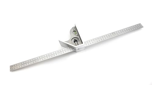 Metric 2-Piece Combination/Saddle Square, Large Base, 600 mm