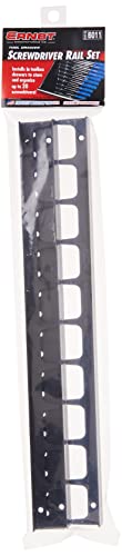 Ernst Screwdriver Rail Set, 20 Tool, Black, (6011-Black) - color: Black, size: Pack of 1, style: 20 Tool, Standard Mount