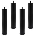 Murtenze 8 Inch Metal Furniture Legs, Black - color: Black, size: 8 inch