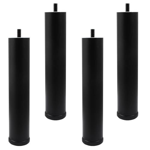 Murtenze 8 Inch Metal Furniture Legs, Black - color: Black, size: 8 inch