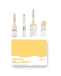 Zibra 4-Piece Furniture Paint Brush Set, Pro Grade, for Refinishing Projects and Painting Furniture - style: Furninture Refinishing