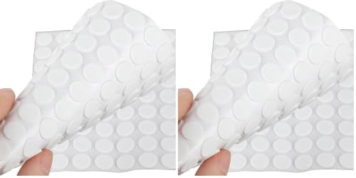 261 Pcs Mini Foam Felt Pads, Self Stick Pads Furniture Felt Pads Round 3/8 Inches Diameter Self Adhesive Felt Pads for Cabinet Doors Furniture Desks Drawers Floor (Pack of 2) - size: 0.4 inches in diameter (Pack of 2)