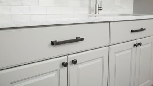 Alzassbg Oil Rubbed Bronze Cabinet Pulls and Handles 10 Pack, AL3061ORB - color: Oil Rubbed Bronze, size: 5" Hole Center