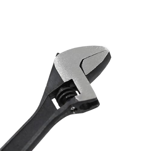 2.5 inch Mini Size Adjustable Wrench Tool, Black Tiny Spanner - color: Black, size: 2.5"