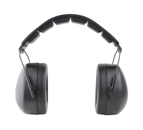 TITUS 3 Series, Onyx 37 Original Highest NRR Noise Reduction Earmuffs - color: Black (Premium Band / With Pouch) X