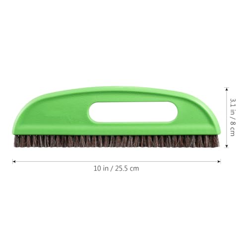ibasenice Wallpaper Brush with Horse Mane Hair 10.03 Inch Wallpaper Smoother Tool for Wallcovering with Comfortable Handle and Hang-up Hole for Easy Storage and Precise Adhesive Application