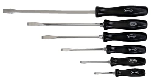 Williams JHW100P-6SD 6-Piece Endurogrip Slotted Screwdriver Set - style: 6 Piece Slotted