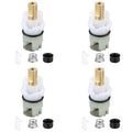 RP25513 Faucet Cartridge for Delta Two Handle Faucet Repair Kit, Faucet Leak Repair Kit with Cartridge RP4993 Seats Springs (4 Pack) - color: 4 Pack