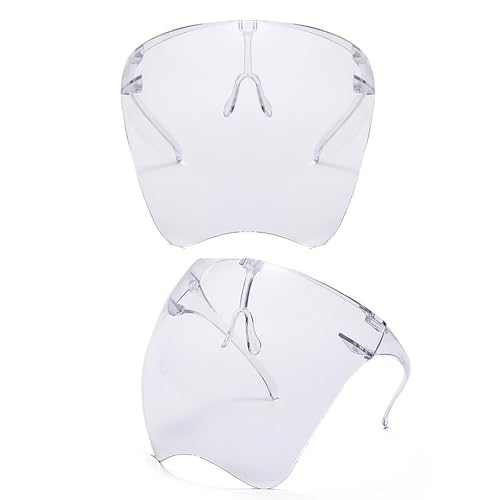 Face Shield Mask, Face Mask for Nail Drill, Clear Mask Full Face Protection, Reusable Anti-Fogging Exhaust Face Shield for Nail Art Tools Salon Studio Artists Enthusiasts Technicians