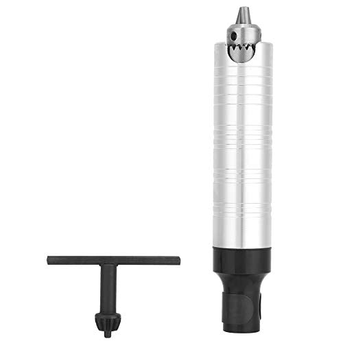 Stainless Steel Handpiece Chuck, Flex Shaft Rotary Tool, 0.3-4mm Drill Chuck Key for Flexible Shaft Grinding Machine Handle Tool