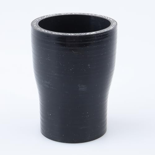 AC PERFORMANCE ID 1-7/8" to 1.5" Straight Silicone Hose Reducer Black - color: Black, size: ID 1-7/8" to 1.5" (48mm to 38mm)