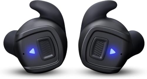 GLORYFIRE Bluetooth Shooting Ear Protection & Clear Sound, Deep Black - color: Deep Black