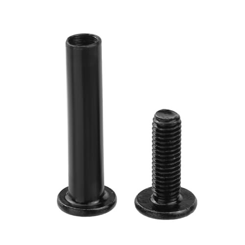 20 Sets M5 x 28mm Black Binding Post Screws,Hex Drive Rivet Socket - size: M5 x 28mm