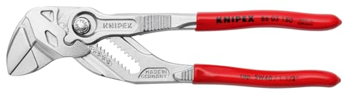 KNIPEX - Pliers Wrench, Chrome (86 03 180) - size: 7.25-Inch, style: Wrench, Chrome