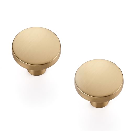 Ravinte Champagne Bronze Drawer Pulls, 1-1/4 Inch Cabinet Knobs,25 Pack - color: Champagne Bronze