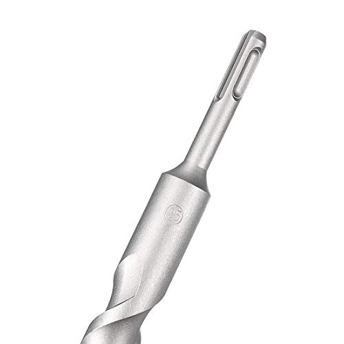 uxcell Masonry Drill Bit 25mm x 350mm Carbide Tipped Rotary Hammer Bit 10mm Round Shank for Impact Drill - size: 25mmx350mm