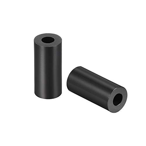 uxcell Nylon Round Spacer Washer 3.2mm ID 7mm OD 12mm Height for M3 Screws Black 100Pcs - size: 3.2mmx7mmx12mm