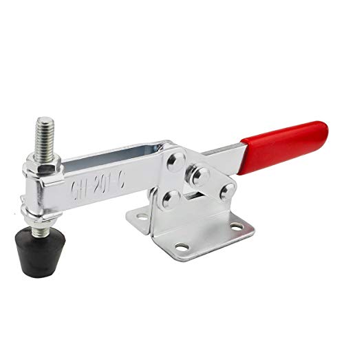 4 Pack Toggle Clamps Latch Vertical Quick-Release Toggle Clamp Antislip Holding Capacity 220 lbs Tool GH-201C - style: 201C, 4PK
