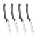 SUOXU Cleaning Brush Grout Scrub Brush,Home Kitchen Bathroom Window Gap Cleaning Tools,4 pcs Hard Bristle Scrubbing Brush,Kitchen Bathroom Tile Toilet Home Essentials Cleaner Household Use - color: White+grey×4
