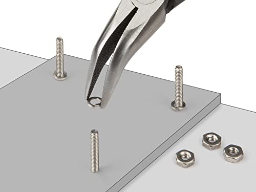 TEKTON Mini 45-Degree Long Nose Pliers | PMN11301 - style: Bent Long Nose