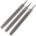 3 PCS 12 in Double-Cut Mill File Set, Steel Flat Files with Fine, Medium, and Coarse Teeth, Double-Sided Design with Side Edge Teeth for Metal Wood Plastic Finishing, Shaping, DIY Repair Work - size: 12inch,3PCS