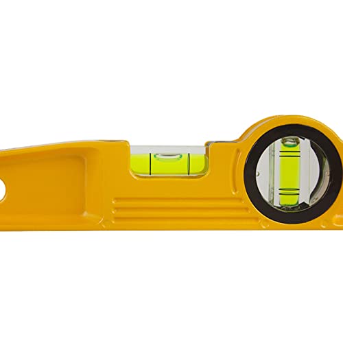 Spirit Level - 10 Inch Magnetic Box Level, 2-Different Bubble 90/180 Measuring, Shock Resistant