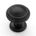Amerdeco 10 Pack Matte Black Cabinet Knobs Single Hole Cabinet Pulls 1 Inch Drawer Knobs for Bathroom Cabinets ZH0086 - color: Matte Black, size: 1" Single Hole