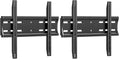IWORKBOARD 43 50 55 inch Fixed Low Profile TV Wall Mount for 24-65 inch LED/LCD & Flat/Curved TVs, Universal Wall Mount Bracket with Safe Lock, Max VESA 400x400mm, up to 99Lbs & 16 '' Stud (Pack of 2) - size: For 24" to 65" TVs, 16" Studs (Pack of 2)