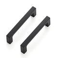 Ravinte Matte Black Kitchen Cabinet Handles 3-1/2 Inch Pulls 5 Pack - color: Matte Black, size: 3-1/2 Inches Hole Center