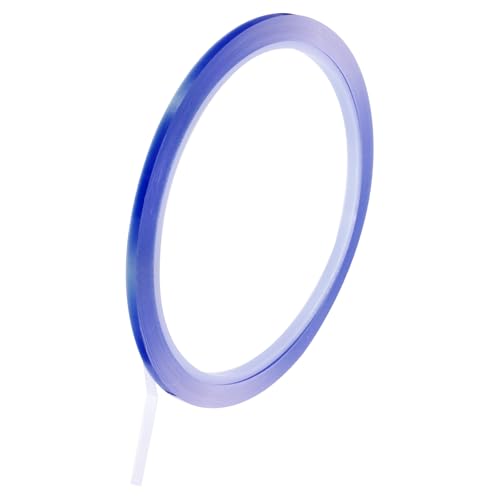 uxcell Blue Heat Tape, 1 Roll 3mmx33m 108ft High Temperature Heat Resistant Tape for Sublimation,Heat Vinyl Press,Heat Transfer, Circuit Board, No Residue - color: Blue, size: 3mmx33m
