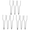 Uonlytech 9 pcs Pyrography Tips Wood Burning Tool Tips Replacement Nibs for High Impedance Pyrography Machine Fine Nibs for Wood Burning Diy Craft Accessories