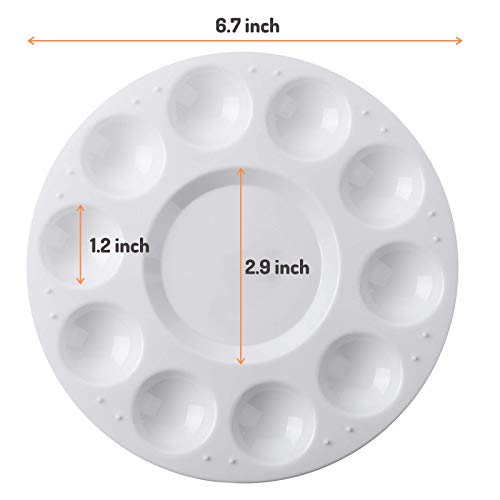 Mr. Pen- Round Paint Tray Palettes, 4 Pack - size: 4 Pack