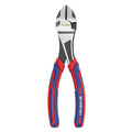 WORKPRO 7-Inch Diagonal Pliers in CRV Steel for Cutting Wires, Bi-material Handle Comfort Grip - size: 7-inch