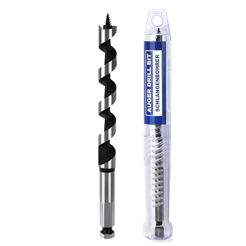 1/2" X 6.1" Auger Bit for Wood, 13x155mm Hex Long Auger Drill Bit - size: 1/2" (13mm)diameter, style: 6.1 inch / 155mm Length