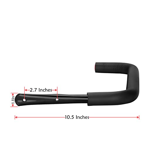 Garage Storage Kayak Hooks, 15.5 Inch Heavy Duty Storage Hanger, Wall Mounted Rack for Hanging Canoe Paddleboard, Surfboard, Snowboard, Ladders, Bikes, 15.5Inches x 10.8Inches - size: 15.5in-4 Pack