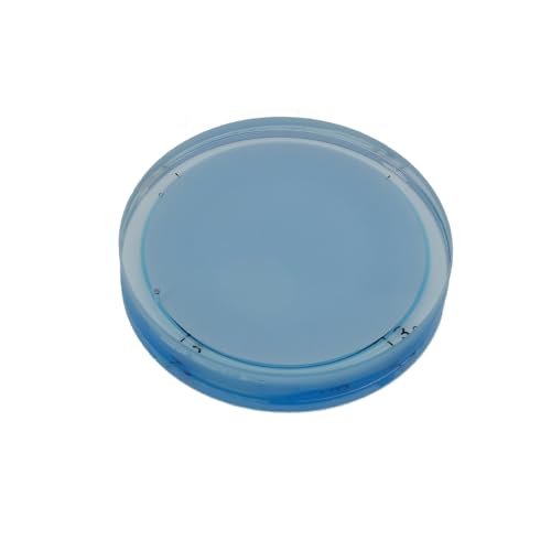 60mm Pure Glass Universal Horizontal Bubble Level Instrument Level Bubble Beads with High Temperature and Night Light Resistance Function (Blue) - color: High Temperature（pure Glass Night Glow Blue）
