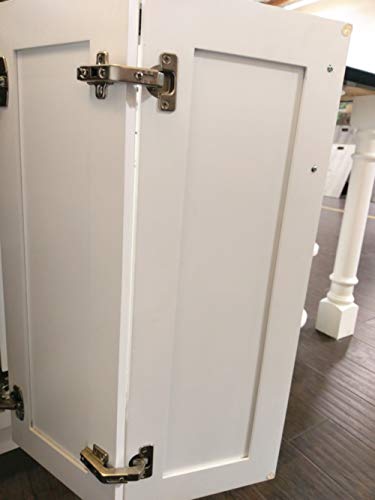 Lazy Susan Corner Cabinet Hinge 135° – Heavy Duty Folding Door Hinge for Kitchen Corner Cabinets, Stainless Steel, Includes Screws - size: 135 degrees