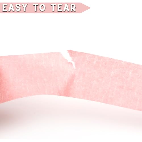 5 Rolls Pinstripe Tape - Masking Tape 1/16", 1/8", 1/4", 1/2", 3/4" - Thin Painters Masking Automotive Tape for DIY, Car, Auto, Paint, Art, Tumblers (Pink) - color: Pink