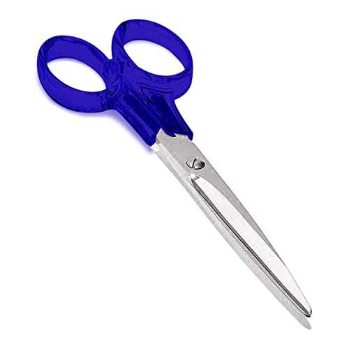 OfficeGoods 3-Piece Acrylic Desk Set, Blue with Silver Metal - color: Blue