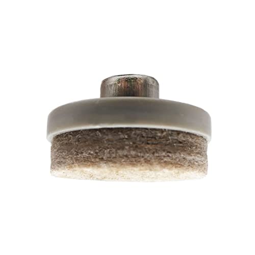 FeltGard 1" Round Nail-On Felt Furniture Sliders, Protective Heavy-Duty Felt Pads for Wood Furniture and Hard Surfaces, 8-Count, Beige