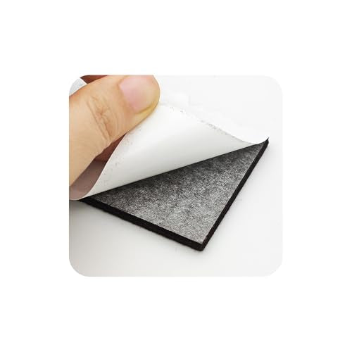 16PCS 2 x 2 Inch Square Felt Pads, Soft Adhesive Non-Slip Backed Felt, Cuttable Floor Protectors for Furniture Legs, Brown Anti Scratch Furniture Pads - size: 2 x 2 Inch
