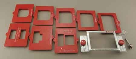 Milescraft 1213 Hinge Mate 300 - Complete Door Hinge Installation Kit with Latch & Strike Plate Templates. For use on Doors and Jambs