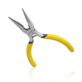 BOOSDEN 5" Needle Nose Pliers, Mini Jewelry Pliers with Side Cutter - size: 5''-1 pack