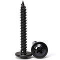 Black Wood Screws，#8×1-1/4 inch 200Pcs Black Truss Head Wood Cabinet Screws - color: Black, size: #8×1-1/4"