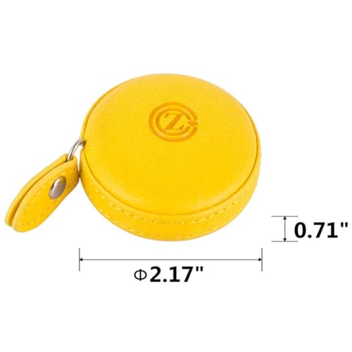 Sewing Tape Measure, Medical Body Cloth Tailor Craft Dieting Measuring Tape, 60 Inch/1.5M Dual Sided Retractable Ruler with Push Button Round(3 Pack, Red Yellow Blue) - color: Red Yellow Blue 3 pack